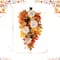 Glitzhome® 28" Fall Dahlia, Lotus Pod and Berry Swag